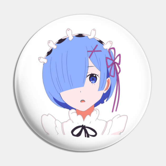 Rem Re Zero Anime Re Zero Anime Pin Teepublic