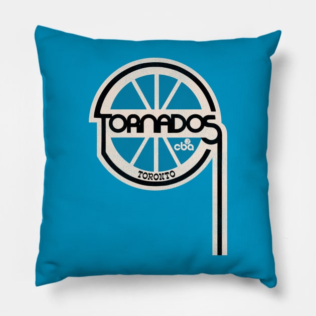 Defunct Toronto Tornados Basketball Team Pillow by Defunctland