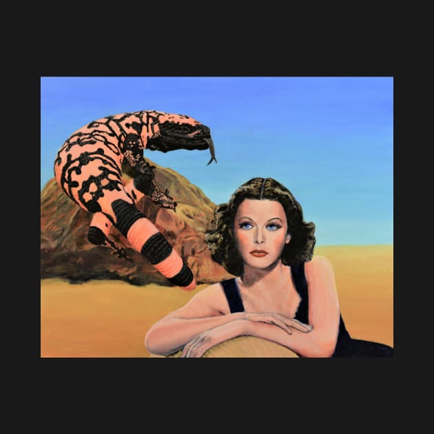 Lounge Lizard - surreal Gila Monster by surreal pulp