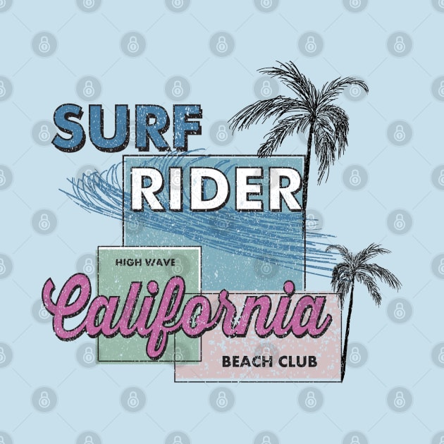 Vintage California Beach surf rider by SSSD