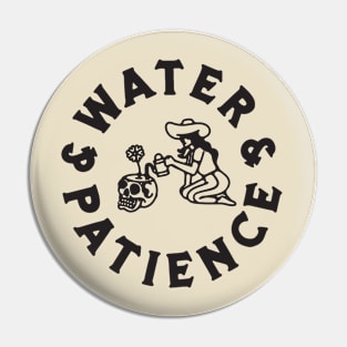 Water & Patience Pin