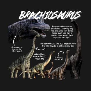 Brachiosaurus Fun Facts T-Shirt