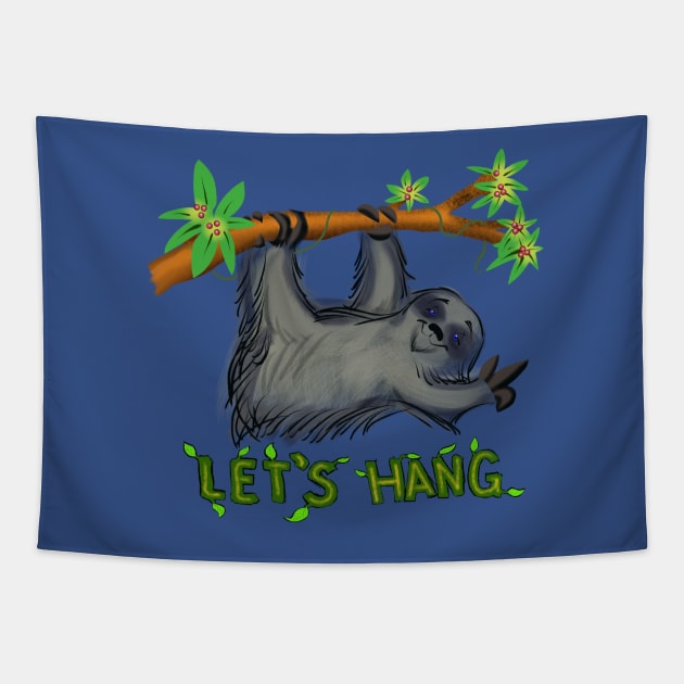 Let's Hang Tapestry by wolfmanjaq