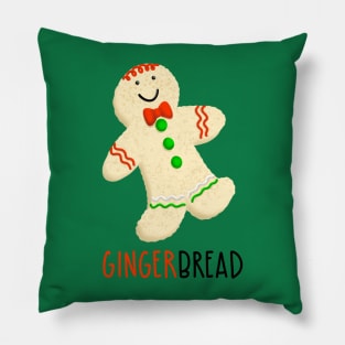 Gingerbread Man Pillow