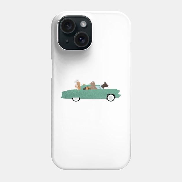 Fifties Dogs - 50's style Phone Case by Uwaki