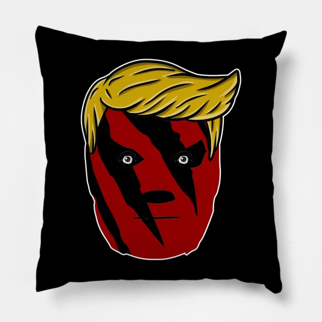 KANE is MAGA - Trumpster Kane Pillow by Jumping the Guardrail