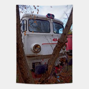 Disused loco, Romania Tapestry