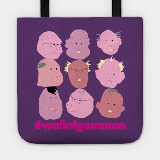 WALL OF GAMMON #wallofgammon - A wall of Brexiteers Tote