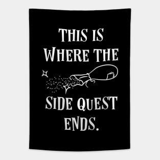 This is Where the Side Quest Ends Tapestry