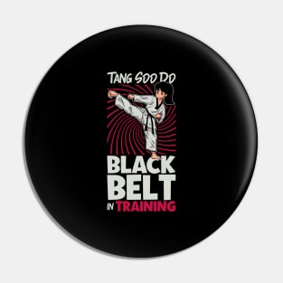 Black belt in training - Tang Soo Do Pin