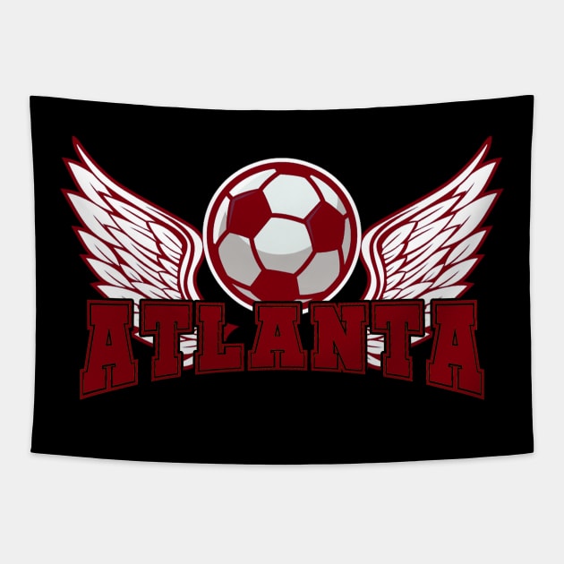 Atlanta Soccer Tapestry by JayD World