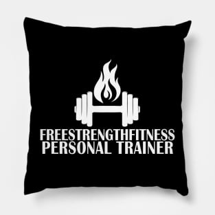 Free Strength Fitness Personal Trainer Pillow