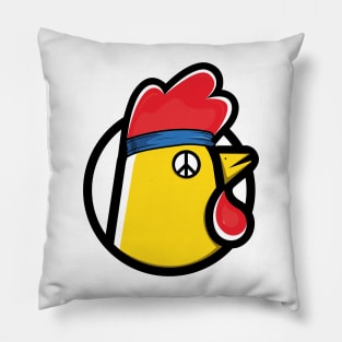 Hippie Chicken Pillow
