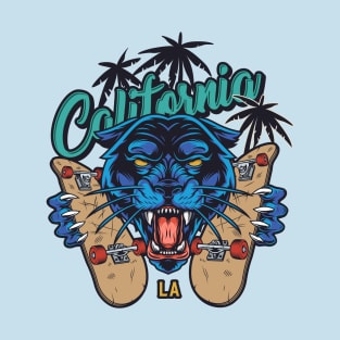 california skate panther T-Shirt