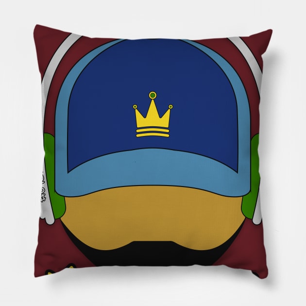 est 1973 - Hip-Hop Head Pillow by One-Ton Soup Productions