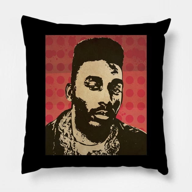 Big Daddy Kane // Retro Poster Hip hop Pillow by kulinermodern