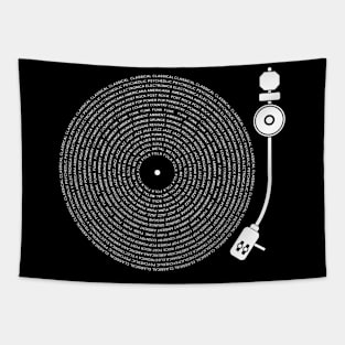 Genre Turntable Tapestry