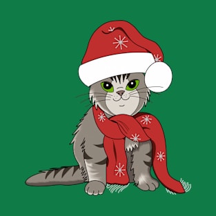 Santa Cat T-Shirt