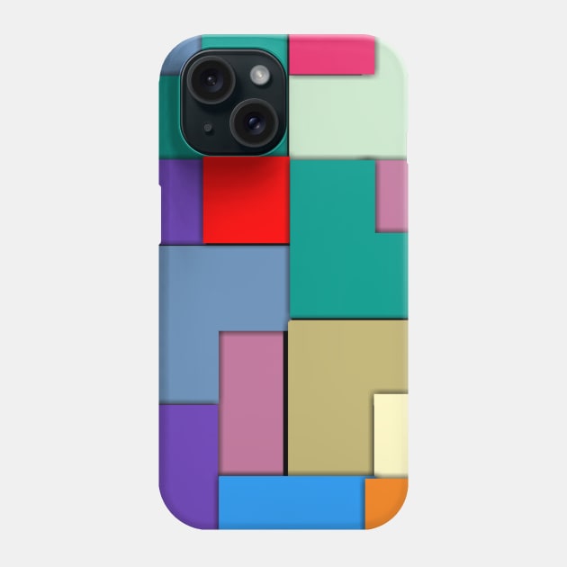 Abstract puzzle Phone Case by Supe Store