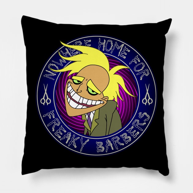 Freaky Fred Pillow by ilcalvelage