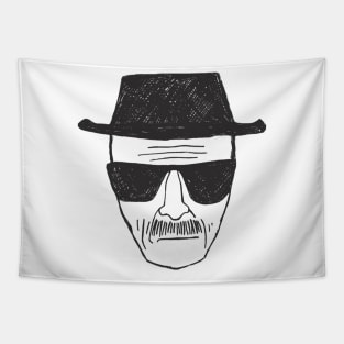 Heisenberg White Tapestry