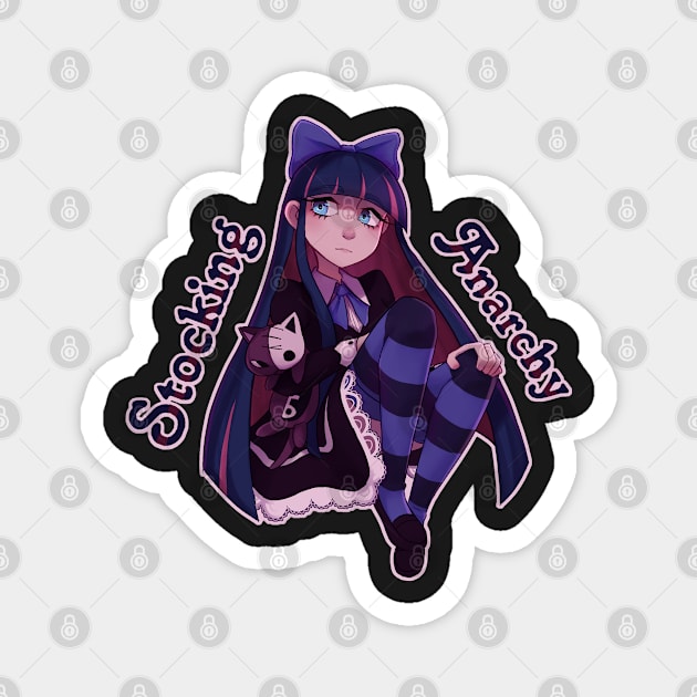 Stocking Anarchy Magnet by Probablynotsam