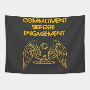 Eagle - commitment before engagement Tapestry