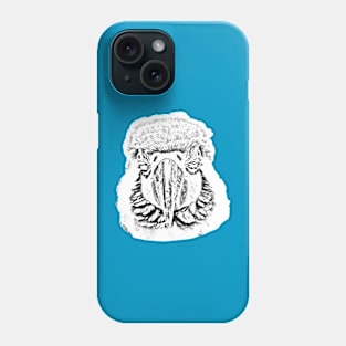 Line conversion of a Macaw Phone Case