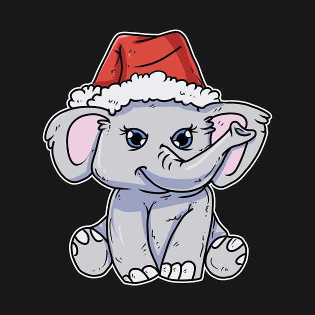 Christmas Elephant by TheTeeBee