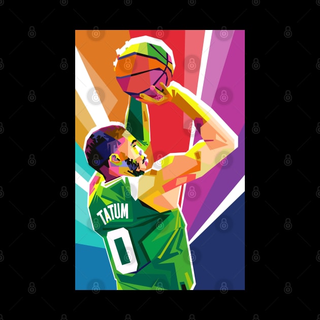 JAYSON TATUM POP ART by Vector Baturaja