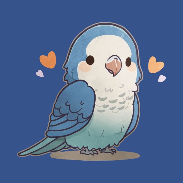 Blue Quaker Parrot by Psitta