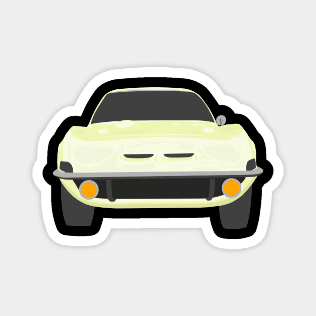 Opel GT Magnet by AnxietyDog