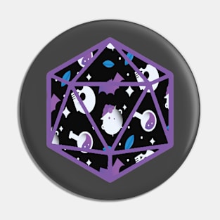 Halloween D20 Pin