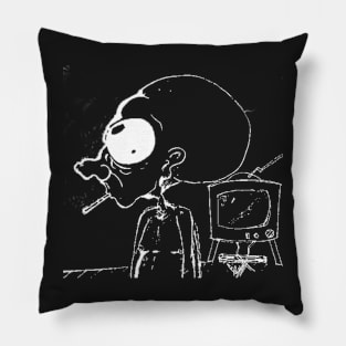 Television and cigarettes Pillow