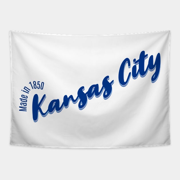 Kansas City in 1850 Tapestry by LB35Y5