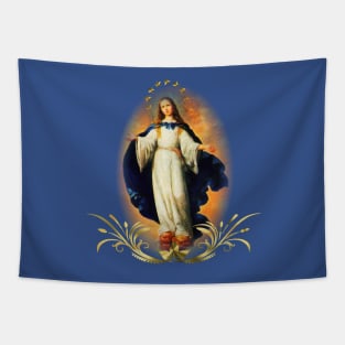 Immaculate Conception Assumption Virgin Mary Nicaragua Patron Saint Tapestry