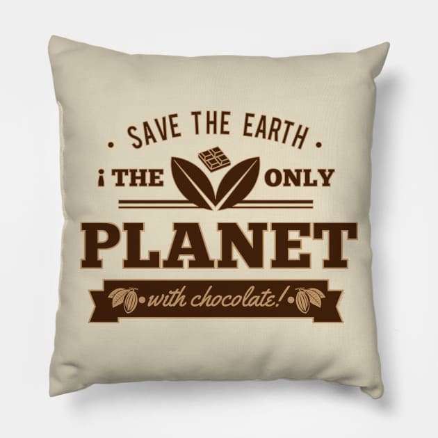 Choco Planet Pillow by chilangopride