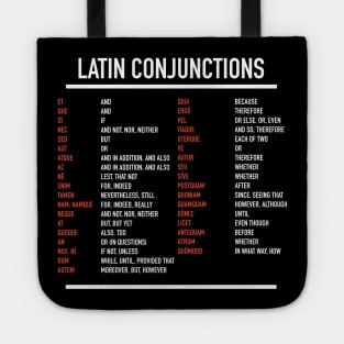 Latin Conjunctions Tote