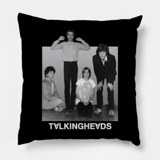 Vintage 80s Talking Heads Pillow