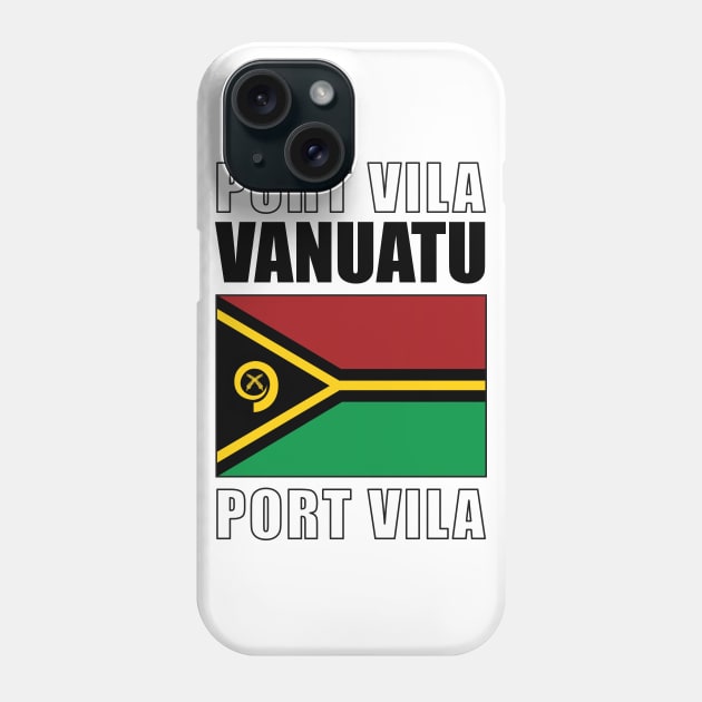 Flag of Vanuatu Phone Case by KewaleeTee