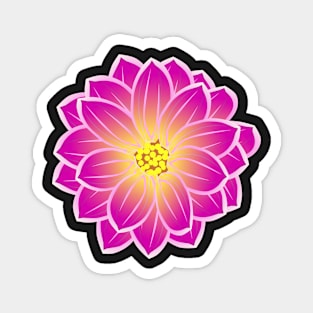 Purple Flower Magnet