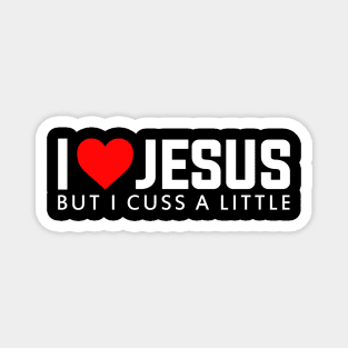 I LOVE JESUS Magnet