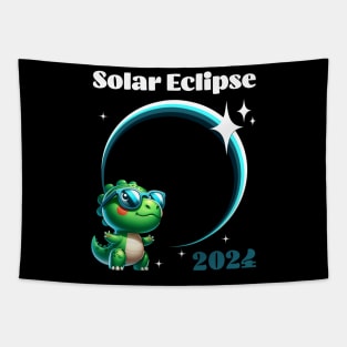 Solar Eclipse 2024 Dino Tapestry