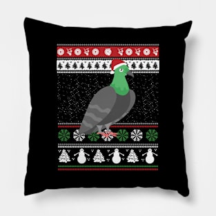 Ugly Christmas Pigeon Pillow