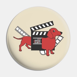 dog movie scene mascot Pin