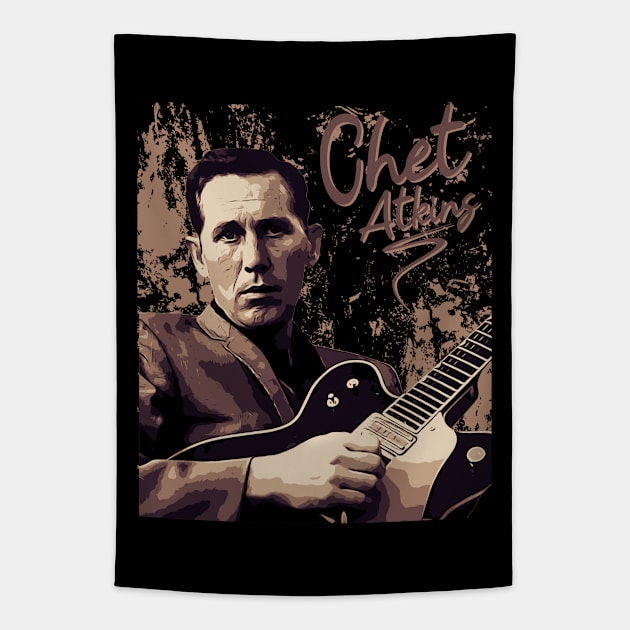 Chet Atkins Tapestry by Degiab