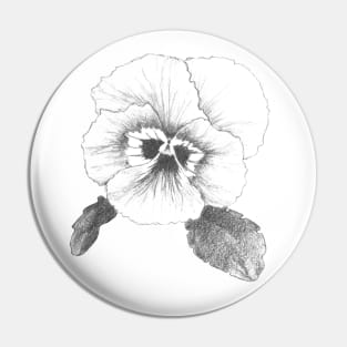 Pansy Flower Pin