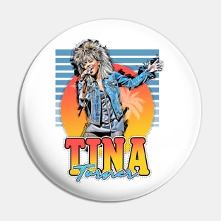 legends tina turner queen rock n roll Pin