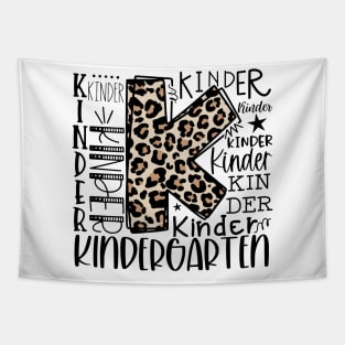 Kindergarten Leopard ,Teacher,Cool Kids Tapestry