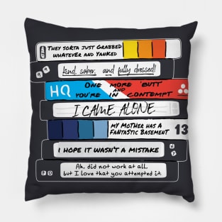 "Title of Your Sex Tape!" -- Stacked Design [only] Pillow